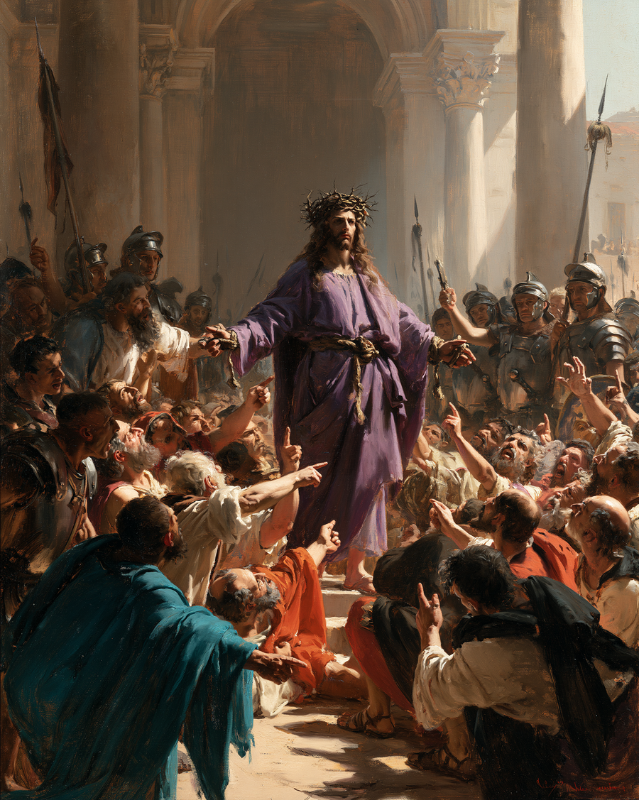 Ecce Homo - Explosion of movement · Portrait n° 22
