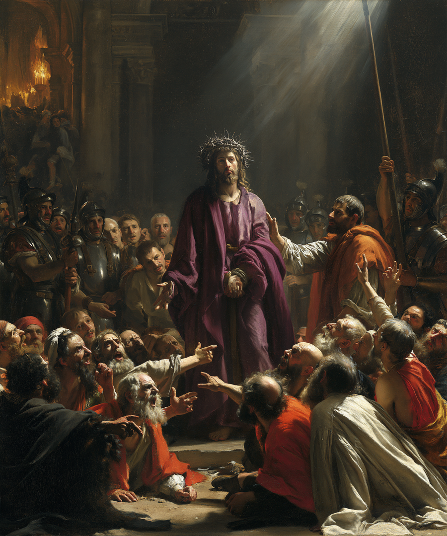 Ecce Homo - Explosion of movement · Portrait n° 25