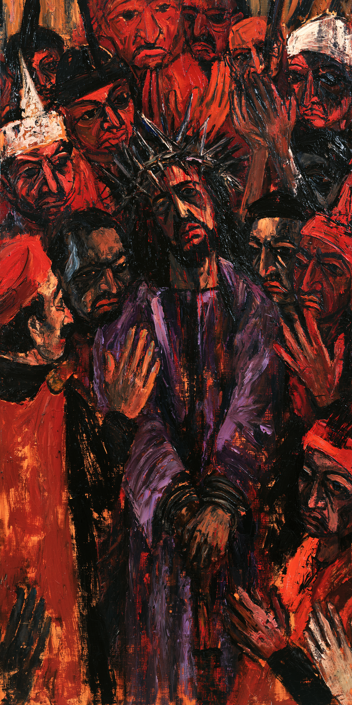 Ecce Homo — The Slanting Face in the Swell of Hands