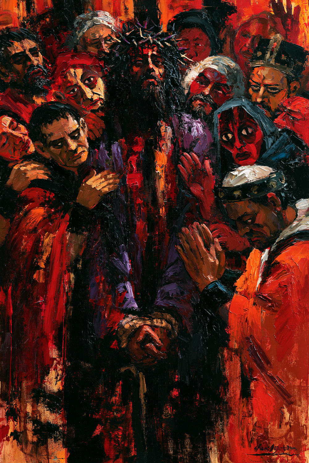 Ecce Homo - Expressionist · Portrait n° 13 - Christian art
