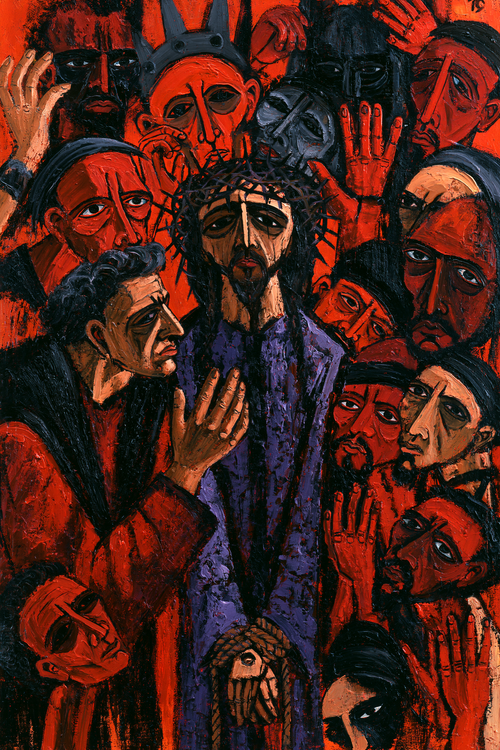 Ecce Homo - Expressionist · Portrait n° 14 - Christian art