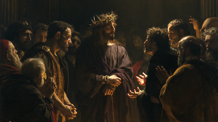 Ecce Homo - Sort og guld · Landskab n° 18