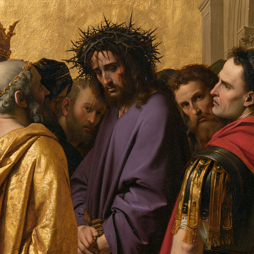 Ecce Homo - Sacred Gold · Square n° 3 - Christian art