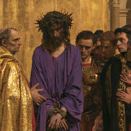 Ecce Homo - Sacred Gold · Square n° 4 - Christian art