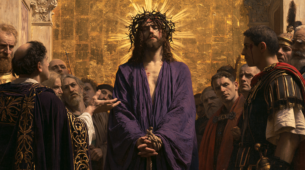 Ecce Homo - Sacred golden · Landscape n° 14