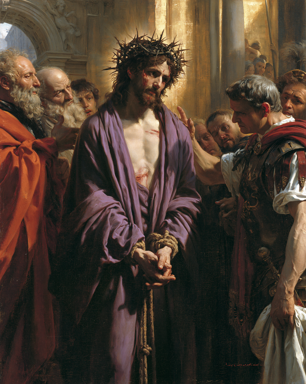 Ecce Homo - Sacred Gold · Portrait n° 21 - Christian art