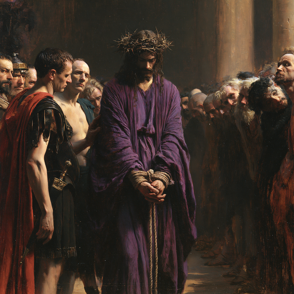 Ecce Homo - Sacred silence · Square n° 2 - Christian art
