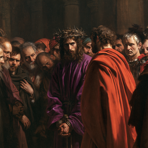 Ecce Homo - Sacred silence · Square n° 3 - Christian art
