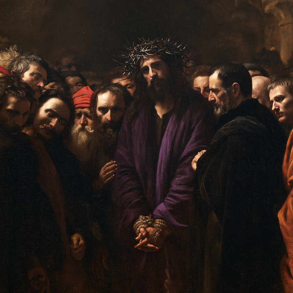 Ecce Homo - Sacred silence · Square n° 4 - Christian art