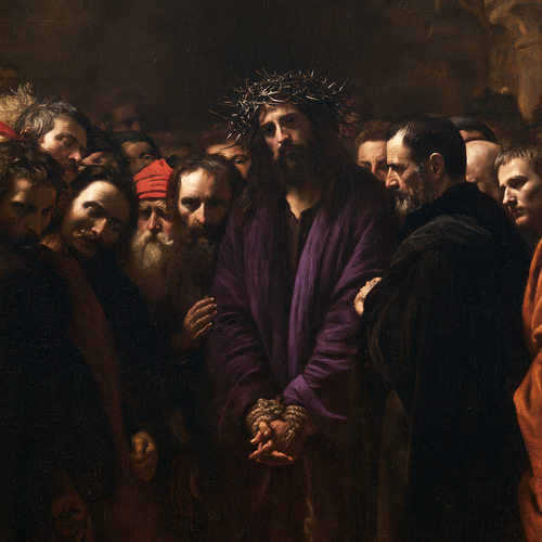 Ecce Homo - Sacred silence · Square n° 4 - Christian art
