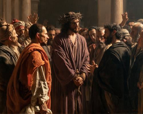 Ecce Homo - Sacred silence · Landscape n° 5 - Christian art