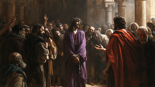 Ecce Homo - Sacred silence · Landscape n° 15 - Christian art