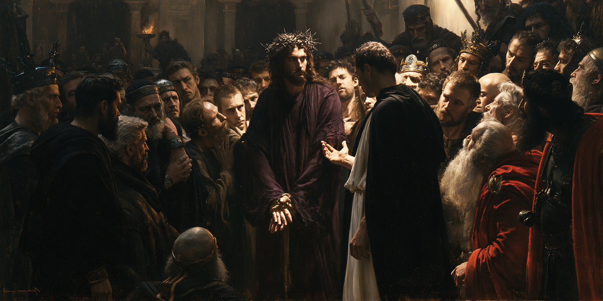 Ecce Homo — The Captive Hand in the Dark Crowd