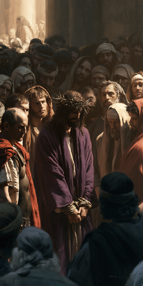 Ecce Homo - Sacred silence · Portrait n° 2 - Christian art