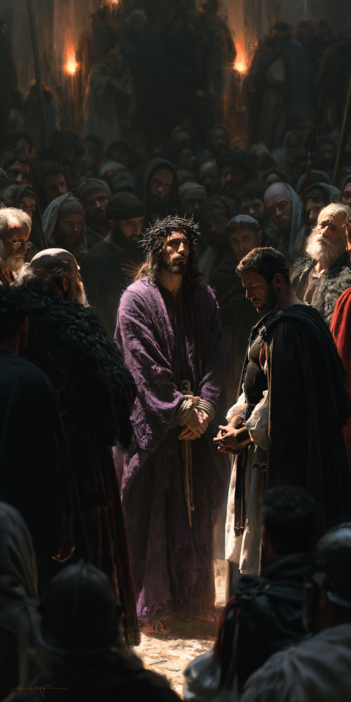 Ecce Homo - Sacred silence · Portrait n° 3 - Christian art