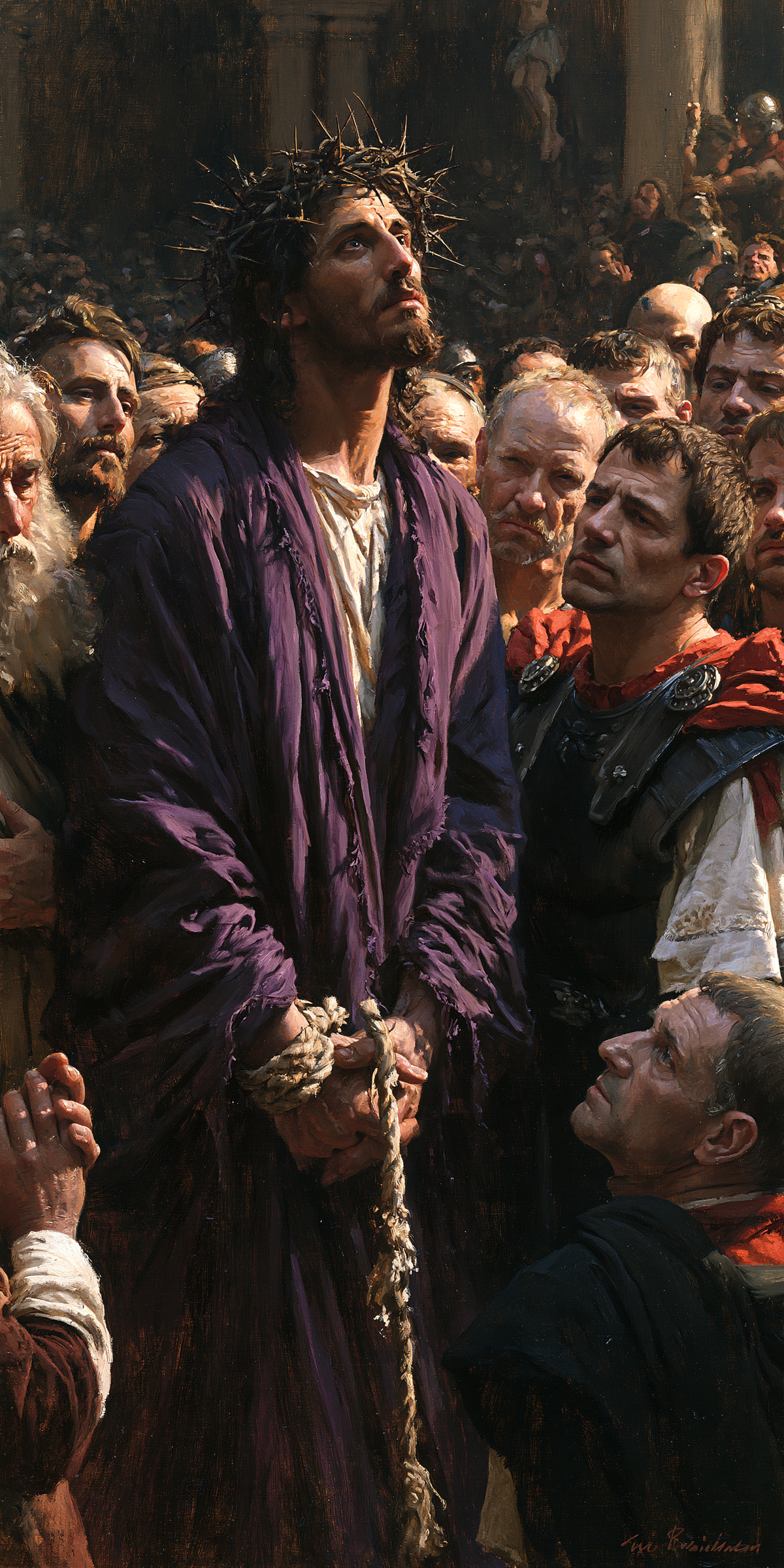 Ecce Homo - Sacred silence · Portrait n° 4 — aperçu de la finition sélectionnée