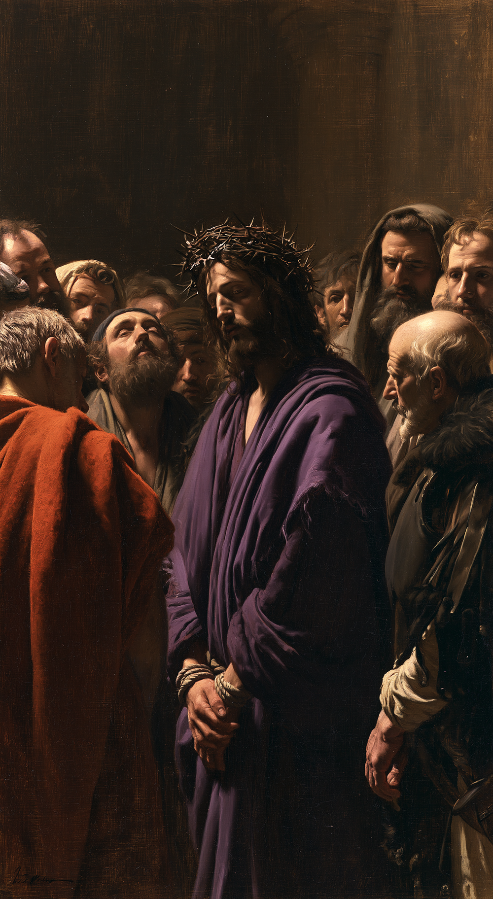 Ecce Homo - Sacred silence · Portrait n° 7 - Christian art