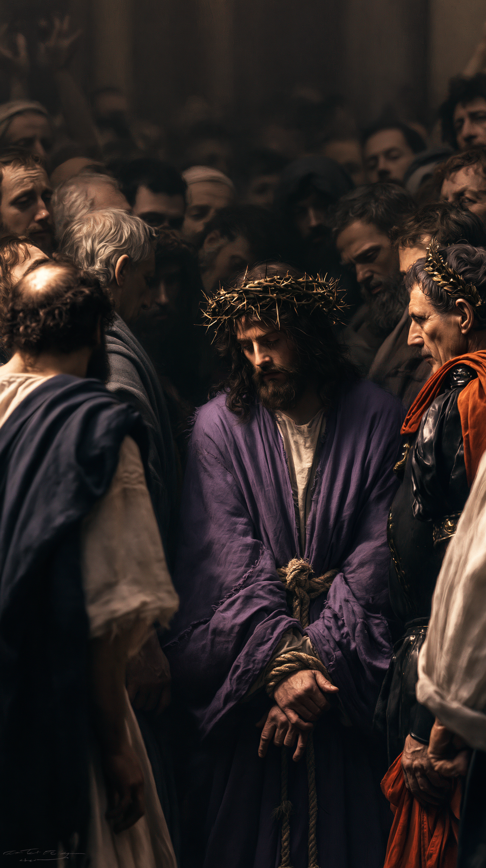 Ecce Homo - Sacred silence · Portrait n° 12 - Christian art