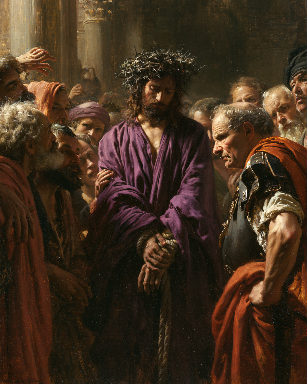 Ecce Homo - Sacred silence · Portrait n° 19 - Christian art