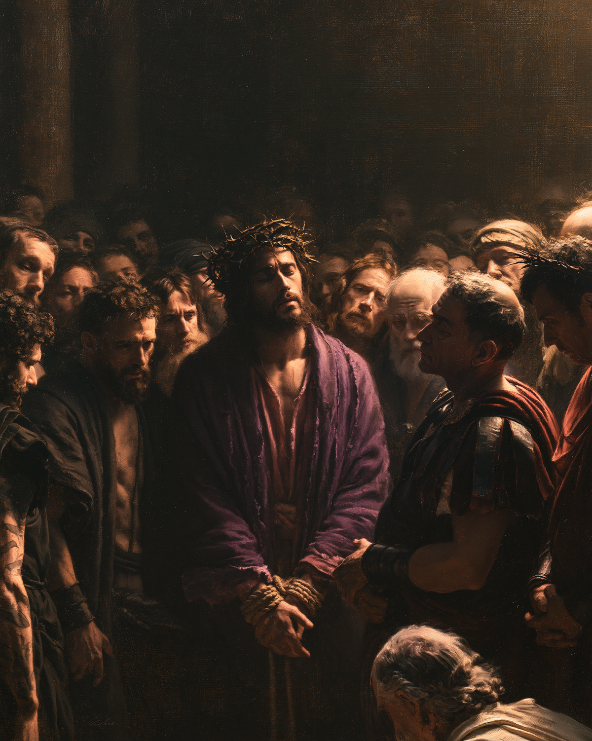 Ecce Homo - Sacred silence · Portrait n° 22 - Christian art