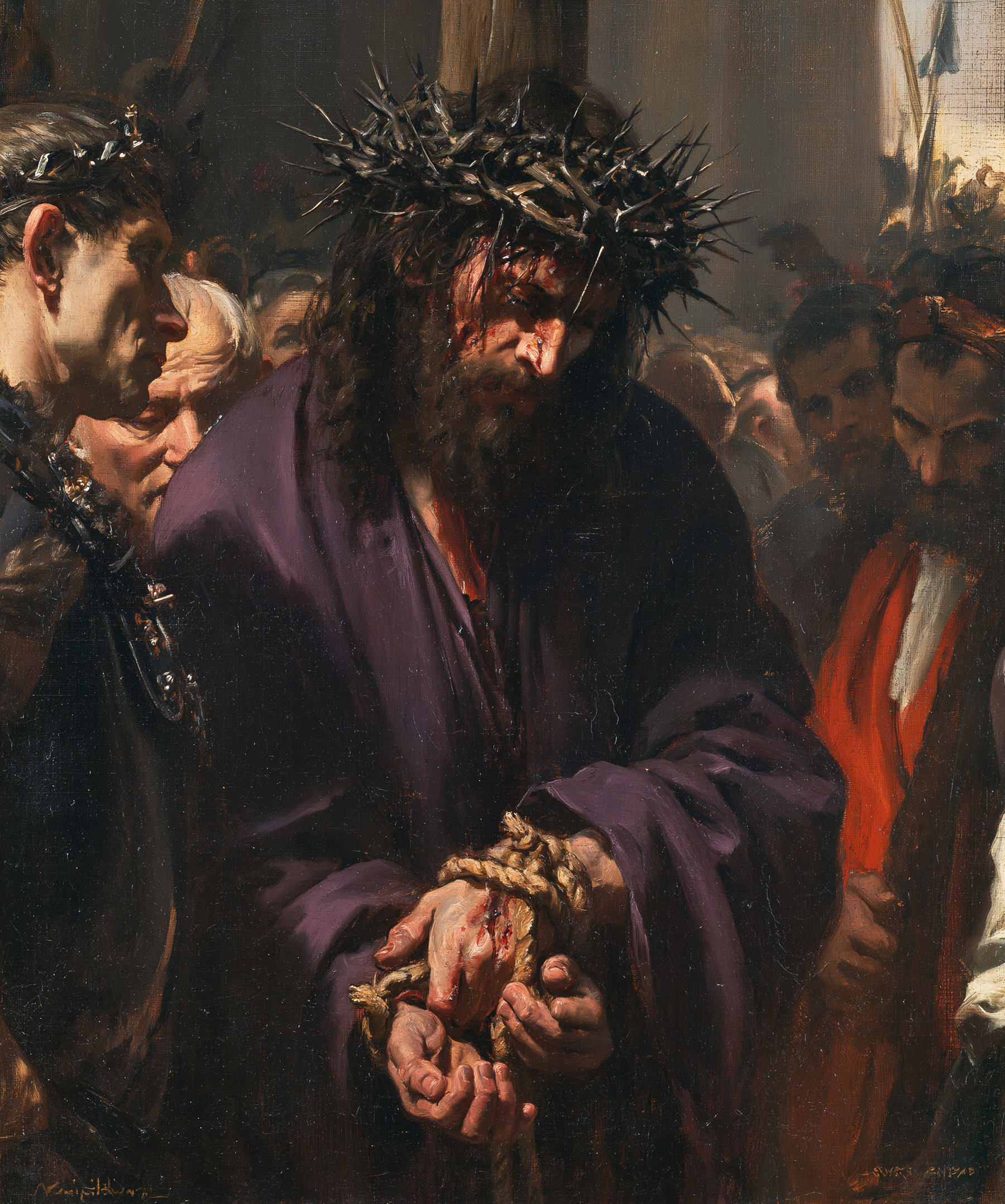 Ecce Homo - Psychological close-up view · Portrait n° 24 — aperçu de la finition sélectionnée