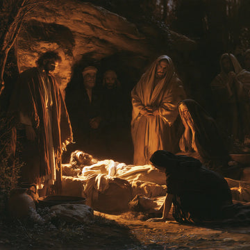 The Entombment of Jesus Christ - Black and Gold · Square n° 3