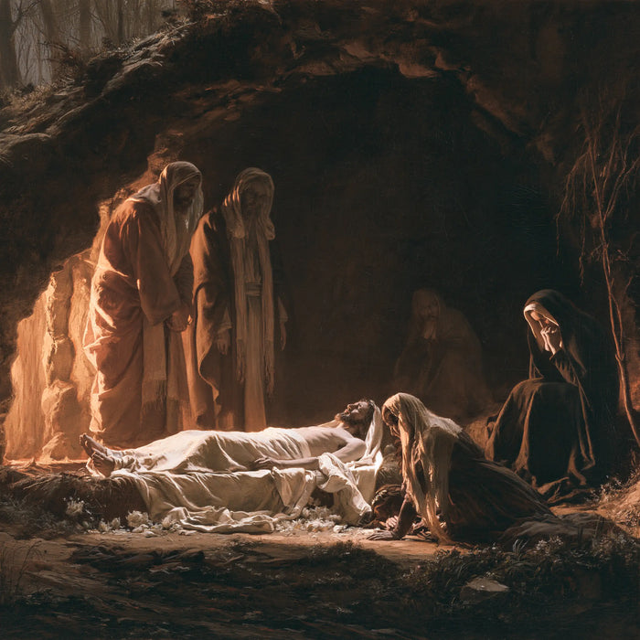 The Entombment of Jesus Christ — Farewell Beneath the Uneven Vault