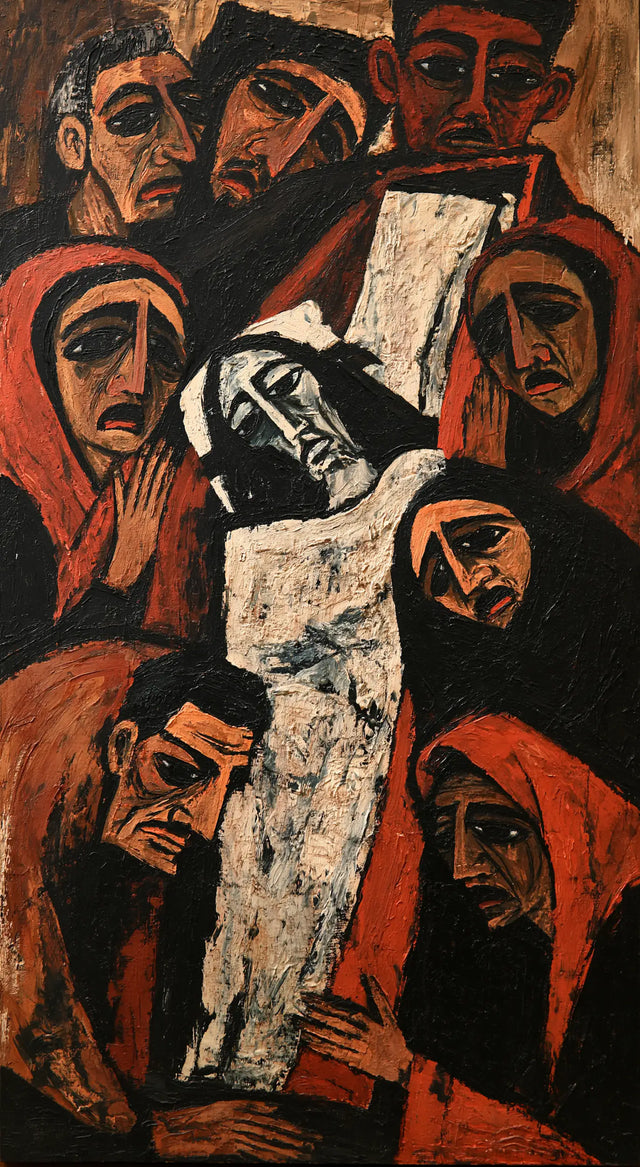 The Entombment of Jesus Christ — The Ivory Line Between Gazes
