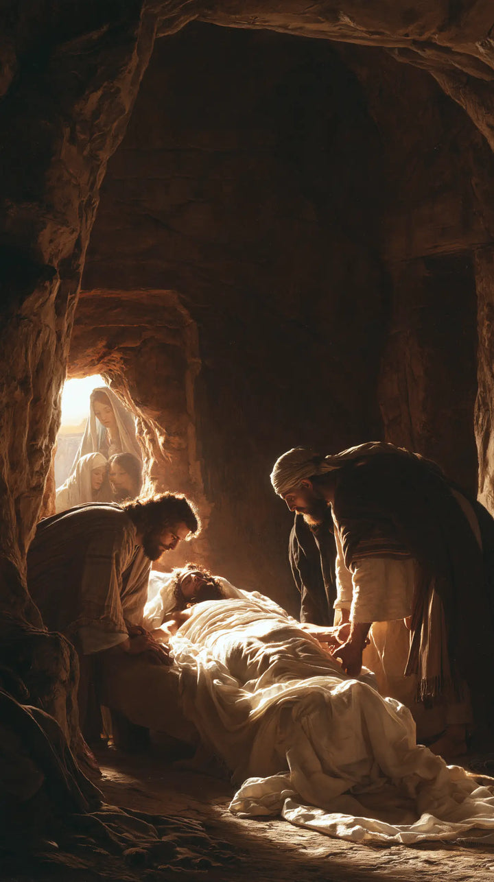 The Entombment of Jesus Christ — The Little Door of Golden Day