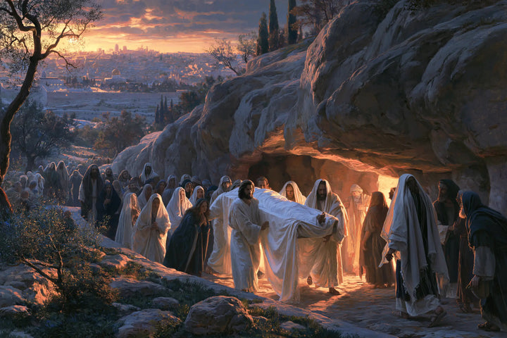 The Entombment of Jesus Christ — The White Passage in the Mauve Twilight