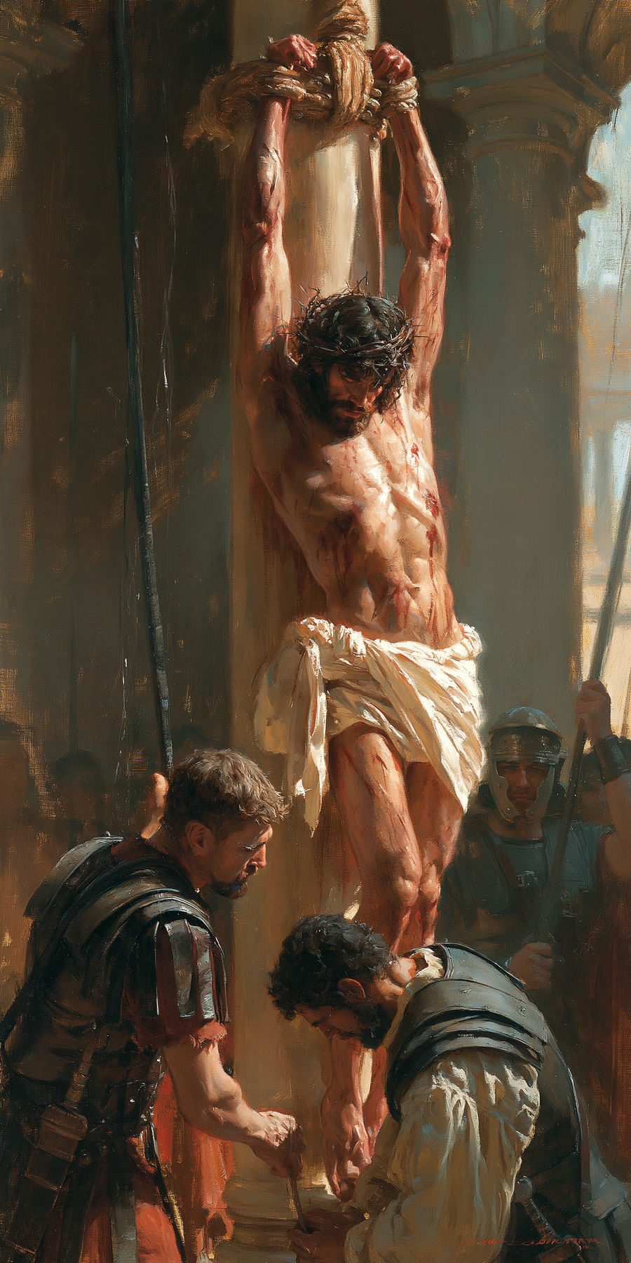 The Flagellation of Christ - Impressionist · Portrait n° 3