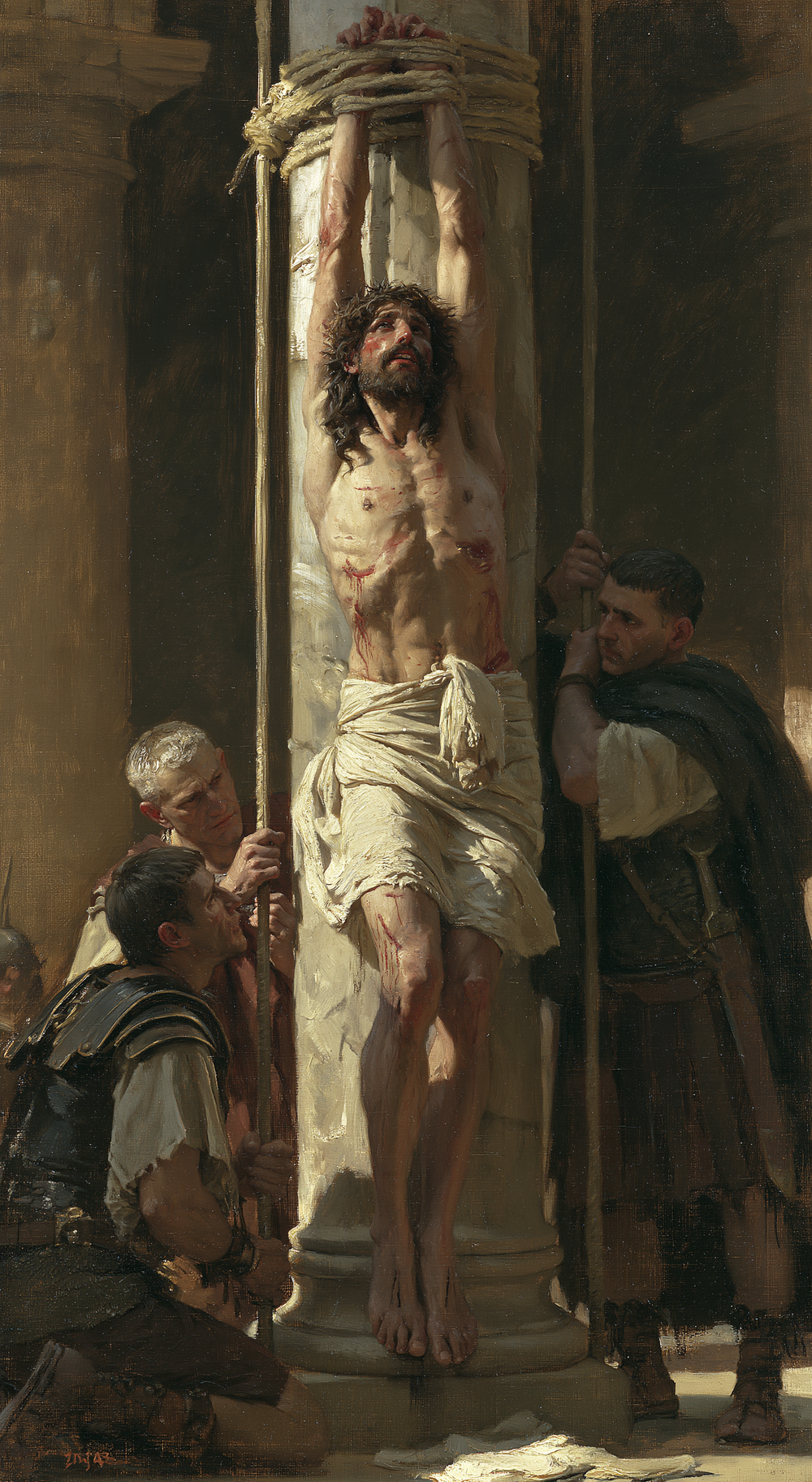 The Flagellation of Christ - Impressionist · Portrait n° 4 - Christian art