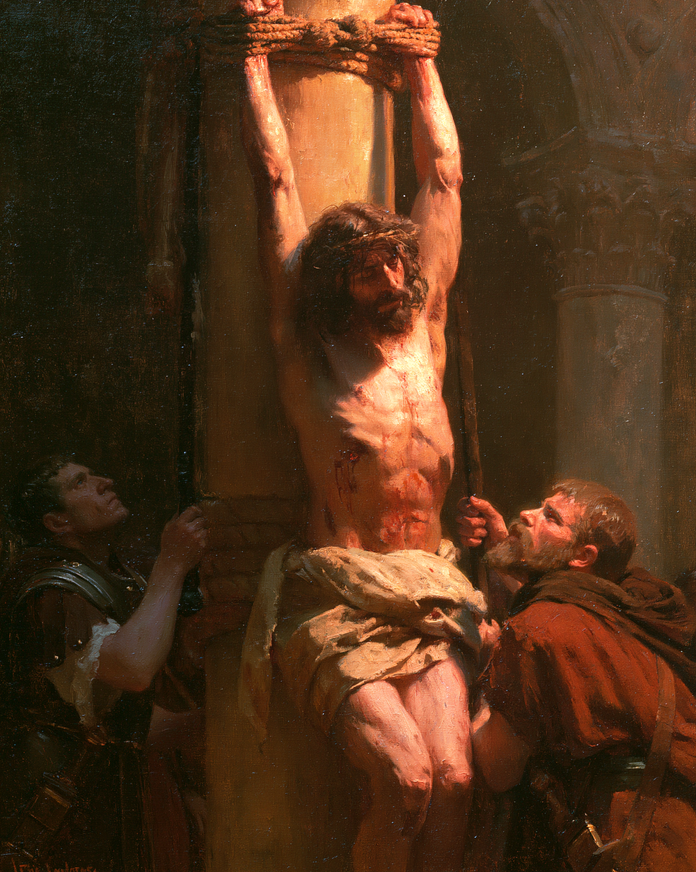 The Flagellation of Christ - Impressionist · Portrait n° 14 - Christian art