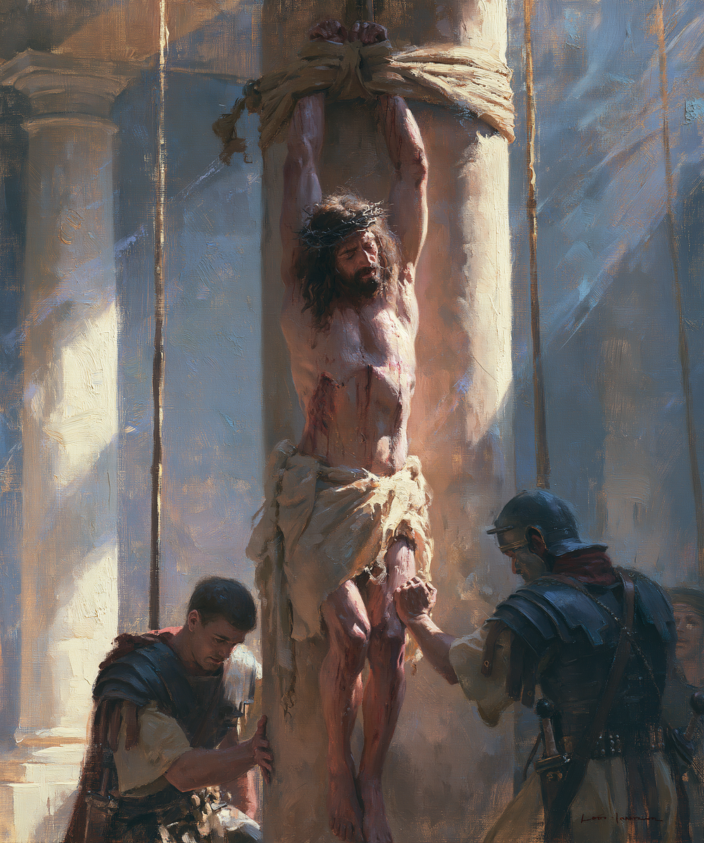 The Flagellation of Christ - Impressionist · Portrait n° 15 - Christian art