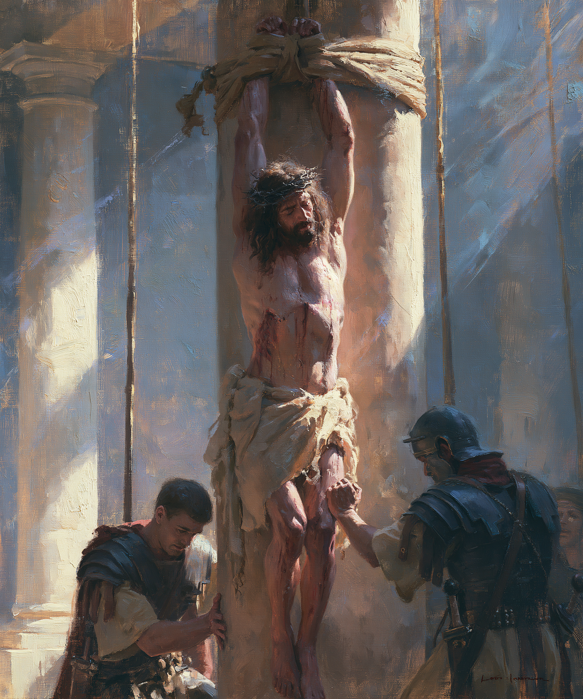 The Flagellation of Christ - Impressionist · Portrait n° 15 - Christian art