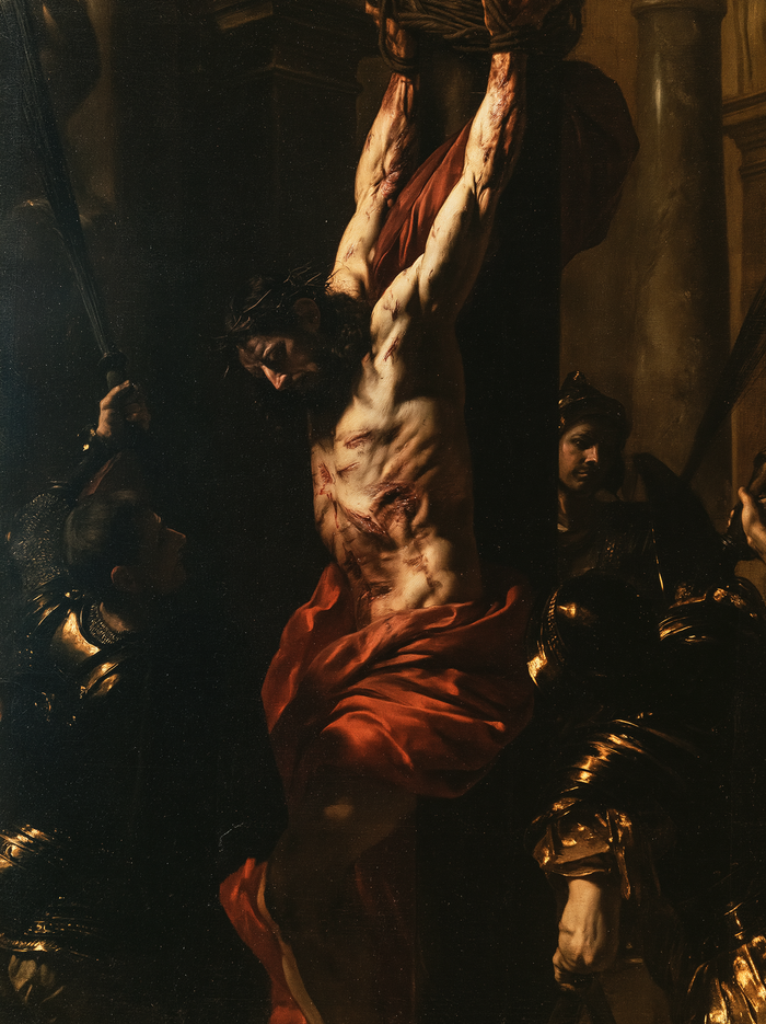 The Flagellation of Christ - Black and gold · Portrait n° 10
