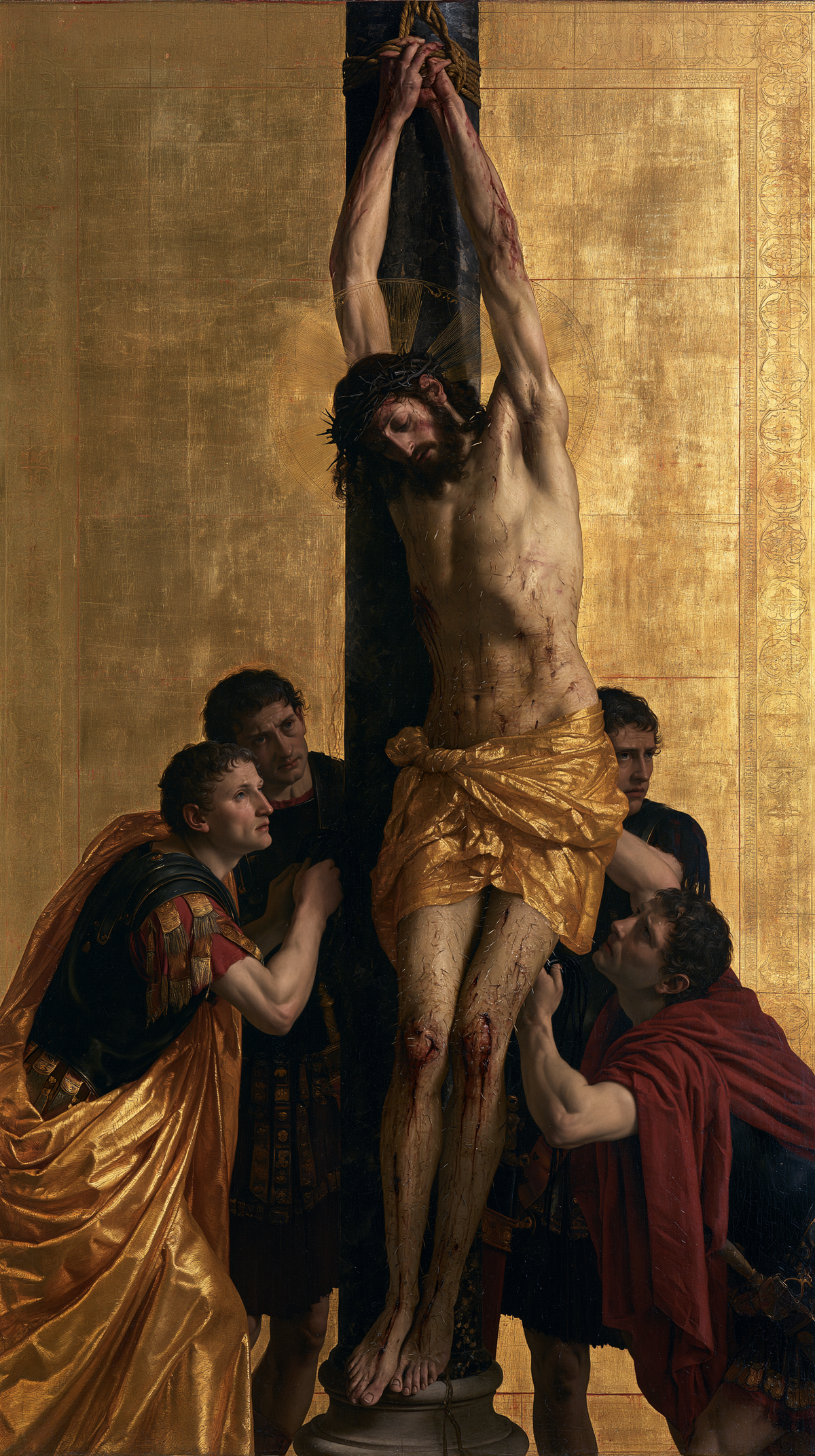 The Flagellation of Christ - Sacred Gold · Portrait n° 3 - Christian art
