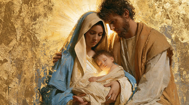 The Holy Family — The Little Peace in the Blue Mantle