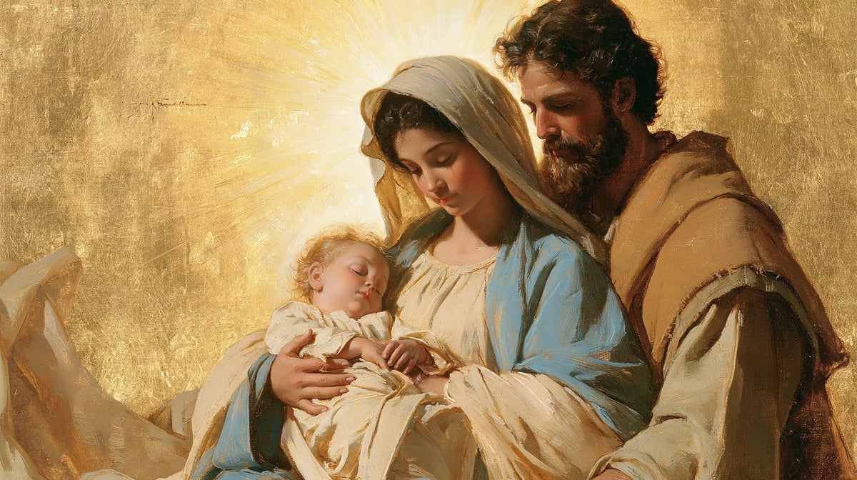 The Holy Family — Slumber at the Edge of Pale Cloth