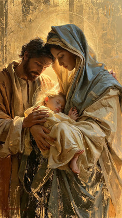 The Holy Family — The Glow Between Bowed Brows