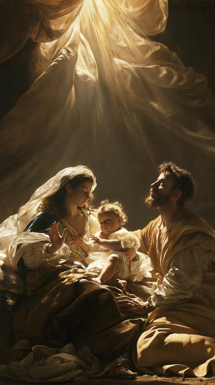 The Holy Family - Theatrical Baroque · Portrait n° 1