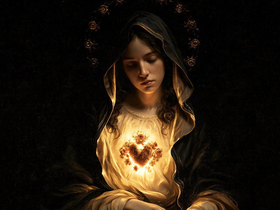 Immaculate Heart of Mary - Black and Gold · Landscape n° 5