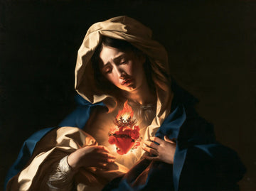Immaculate Heart of Mary - Caravaggio Tenebrism · Landscape n° 2