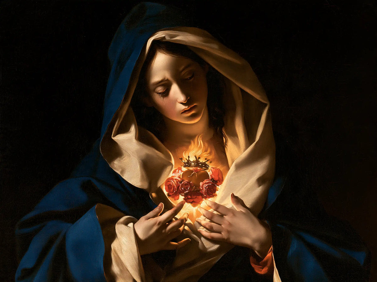 The Immaculate Heart of Mary — The Crowned Heart in the Ivory Fold