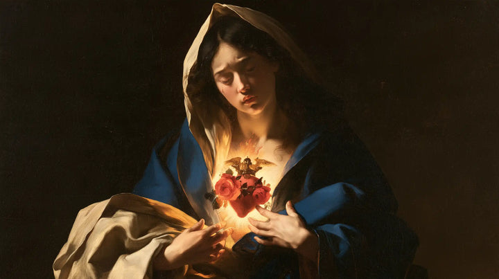 The Immaculate Heart of Mary — Open Hands upon the Luminous Tunic
