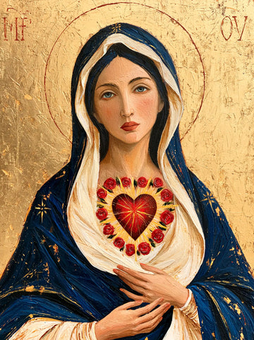 Immaculate Heart of Mary - Contemporary Byzantine · Portrait n° 9