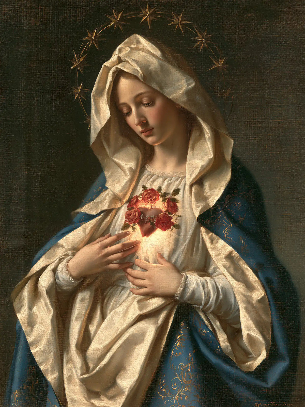 The Immaculate Heart of Mary — The Heart Beneath the Ring of Stars