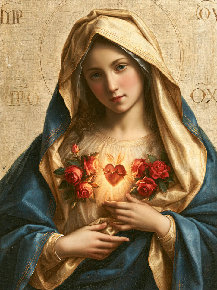 The Immaculate Heart of Mary — The Little Heart Between Twin Bouquets