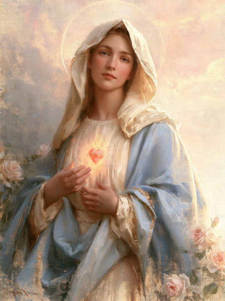 The Immaculate Heart of Mary — The Little Heart in the Garden’s Softness