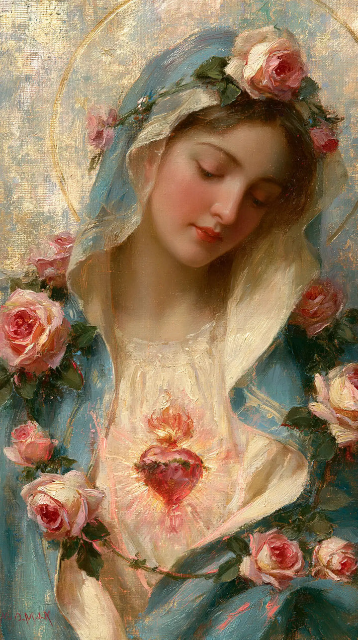 Immaculate Heart of Mary - Impressionist · Portrait n° 2